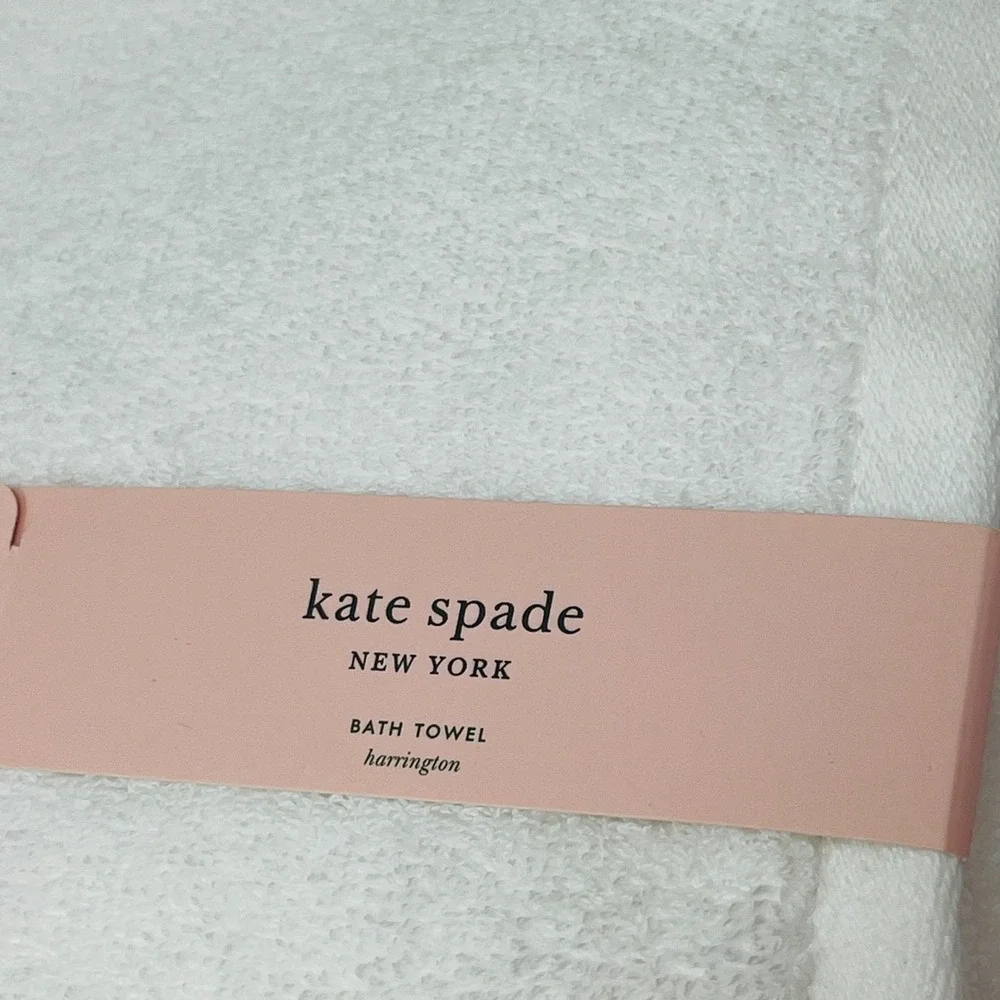 NWT Kate Spade Bath Towel White 30